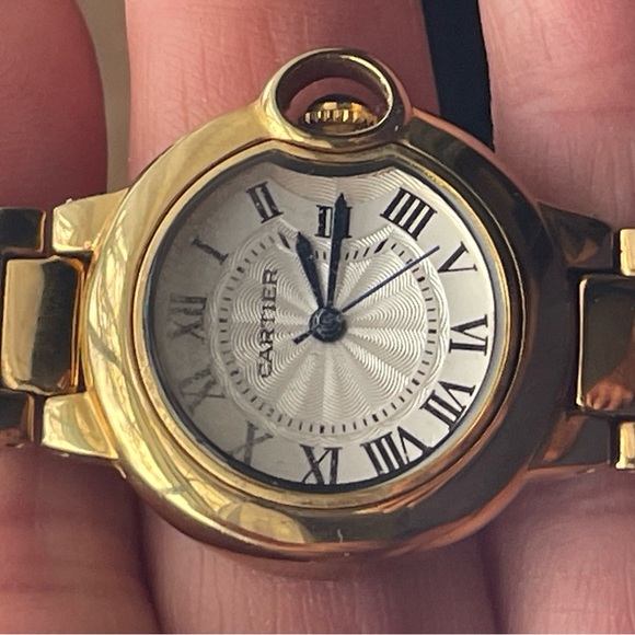 Gold-Tone Luxury Bracelet Watch – Ballon Bleu Style – Needs Battery – New - Picture 4 of 8